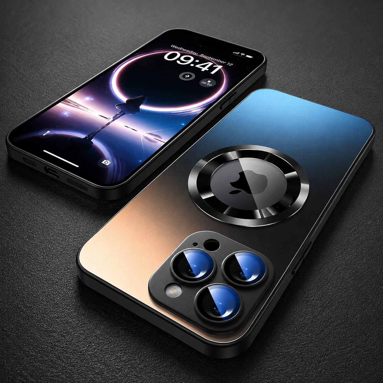 Premium iPhone Case MagSafe Compatible Matte Protective Cover Camera Lens Protection Shockproof Magnetic Slim Lightweight Anti Fingerprint Design
