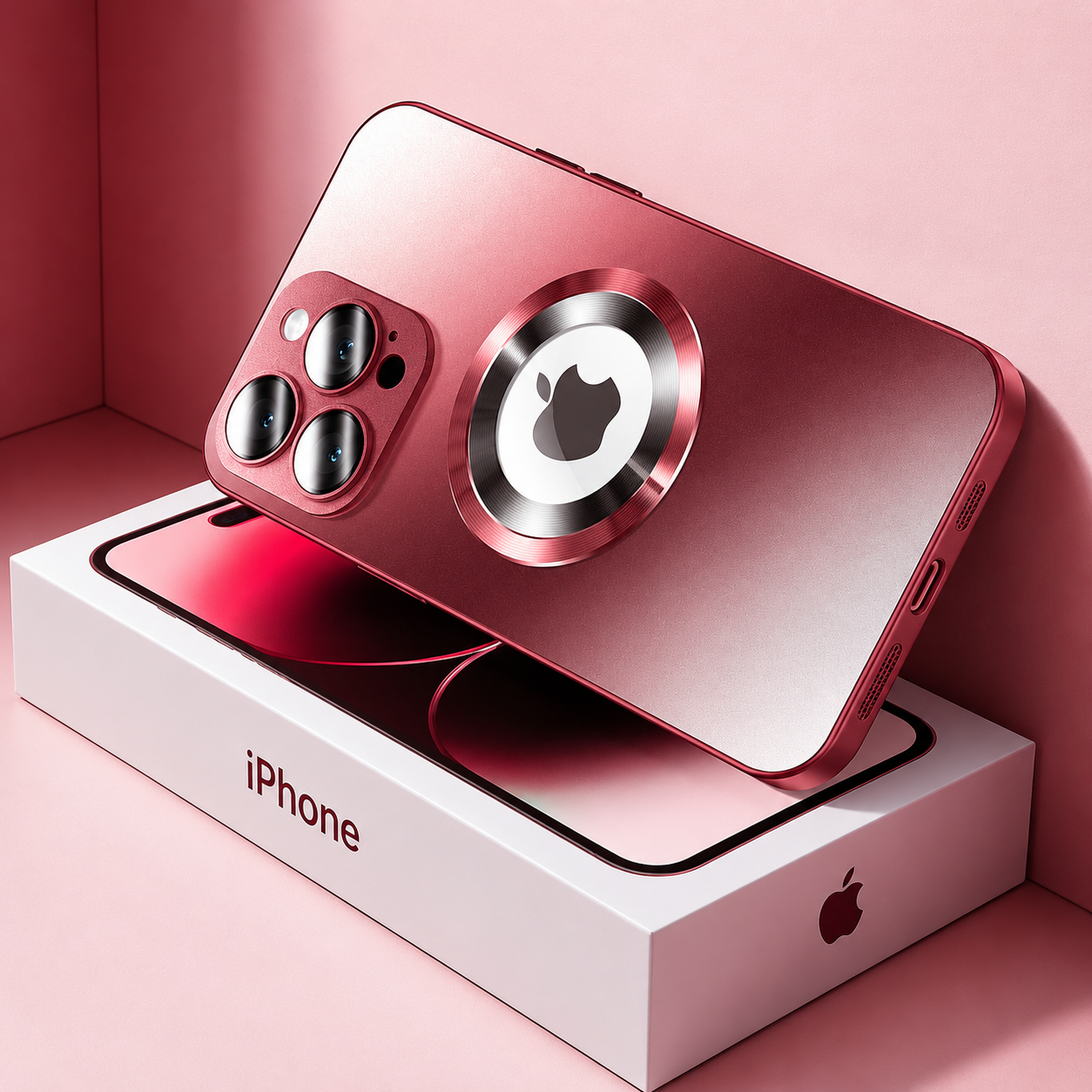 Premium iPhone Case MagSafe Compatible Matte Protective Cover Camera Lens Protection Shockproof Magnetic Slim Lightweight Anti Fingerprint Design