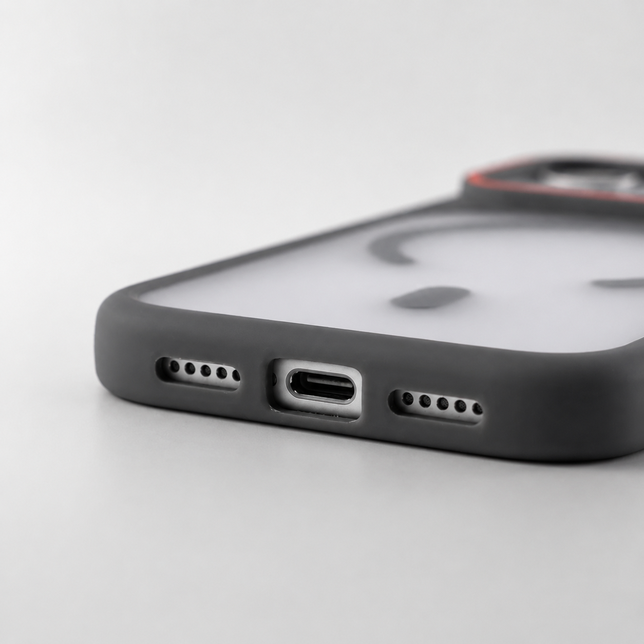 Premium iPhone Case MagSafe Compatible Matte Translucent Design with Camera Lens Protection, Shockproof Anti Fingerprint Surface, Full Coverage Construction