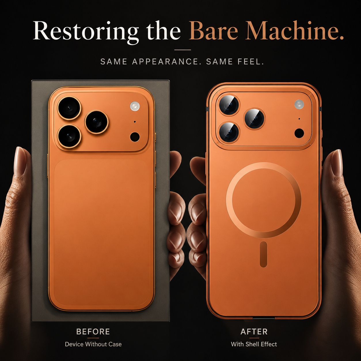 Premium iPhone Case MagSafe Compatible Metal Alloy Bezel with Frosted Magnetic Back, Shockproof Protection, Camera Lens Protection and Secure Grip