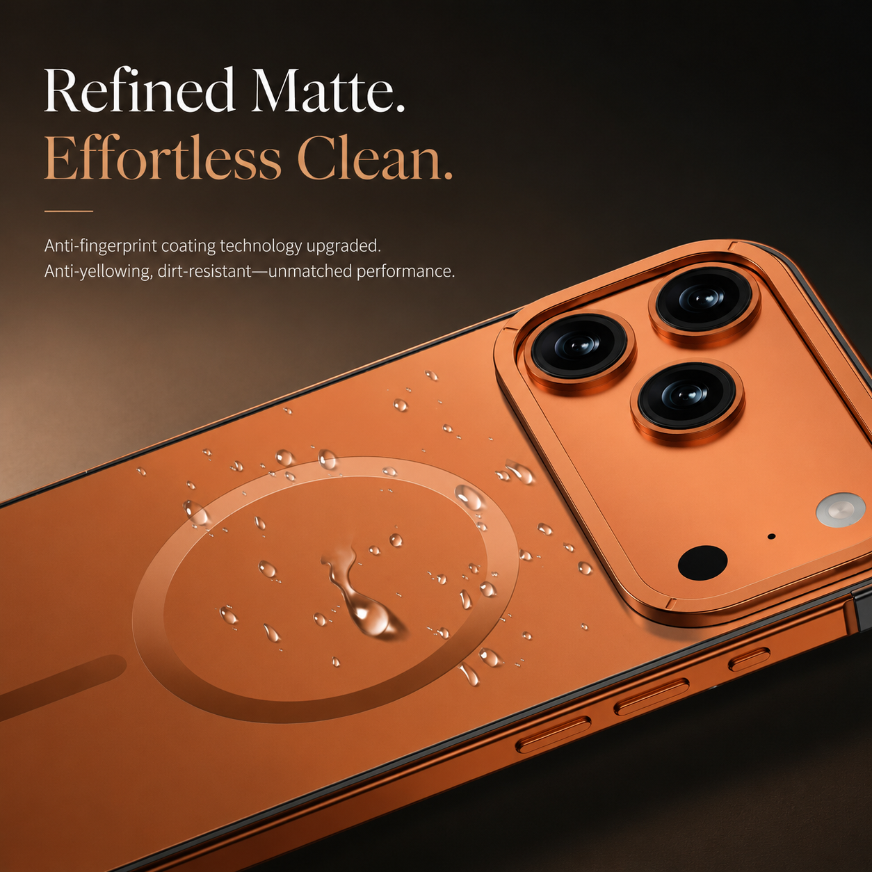 Premium iPhone Case MagSafe Compatible Metal Alloy Bezel with Frosted Magnetic Back, Shockproof Protection, Camera Lens Protection and Secure Grip