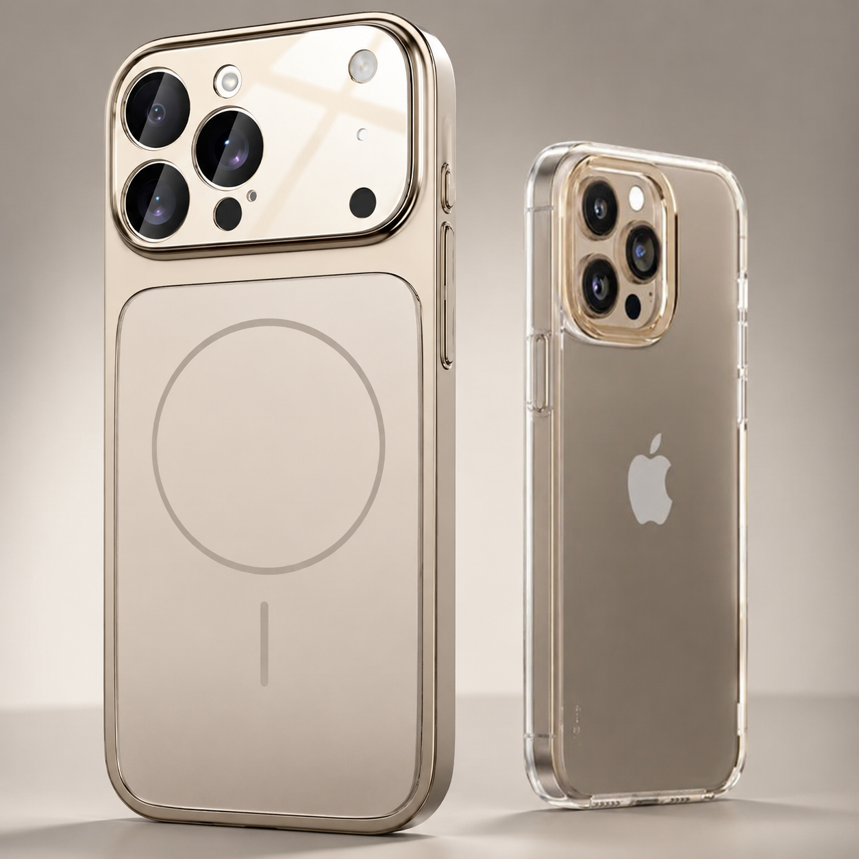 Premium iPhone Case MagSafe Compatible Nano Glass Matte Design with Camera Lens Protection, Shockproof Anti Fingerprint Surface, Slim Durable Construction
