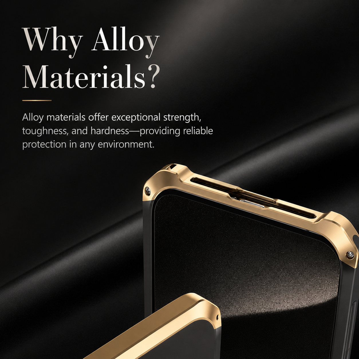 Premium iPhone Case MagSafe Compatible PC and Aluminum Metal Bumper with Shockproof Dual Layer Protection, Dustproof Anti Scratch Finish, Premium Metallic Design