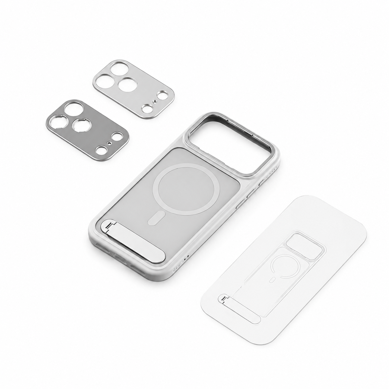Premium iPhone Case MagSafe Compatible Photography Cover Camera Lens Mount Support Shockproof Kickstand Lightweight Durable Protective Case Non Slip Grip