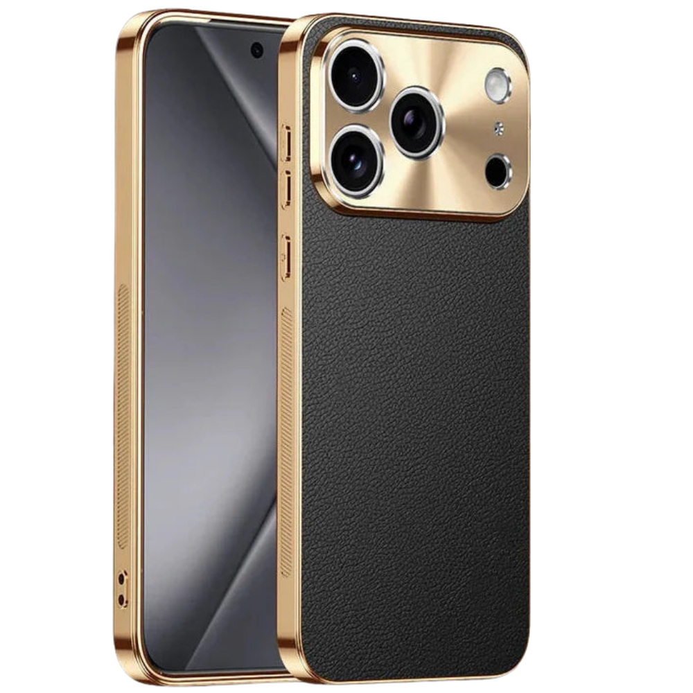 Premium iPhone Case MagSafe Compatible Protective Cover Lychee Texture Leather Back Camera Lens Protection Shockproof Full Coverage Slim Design