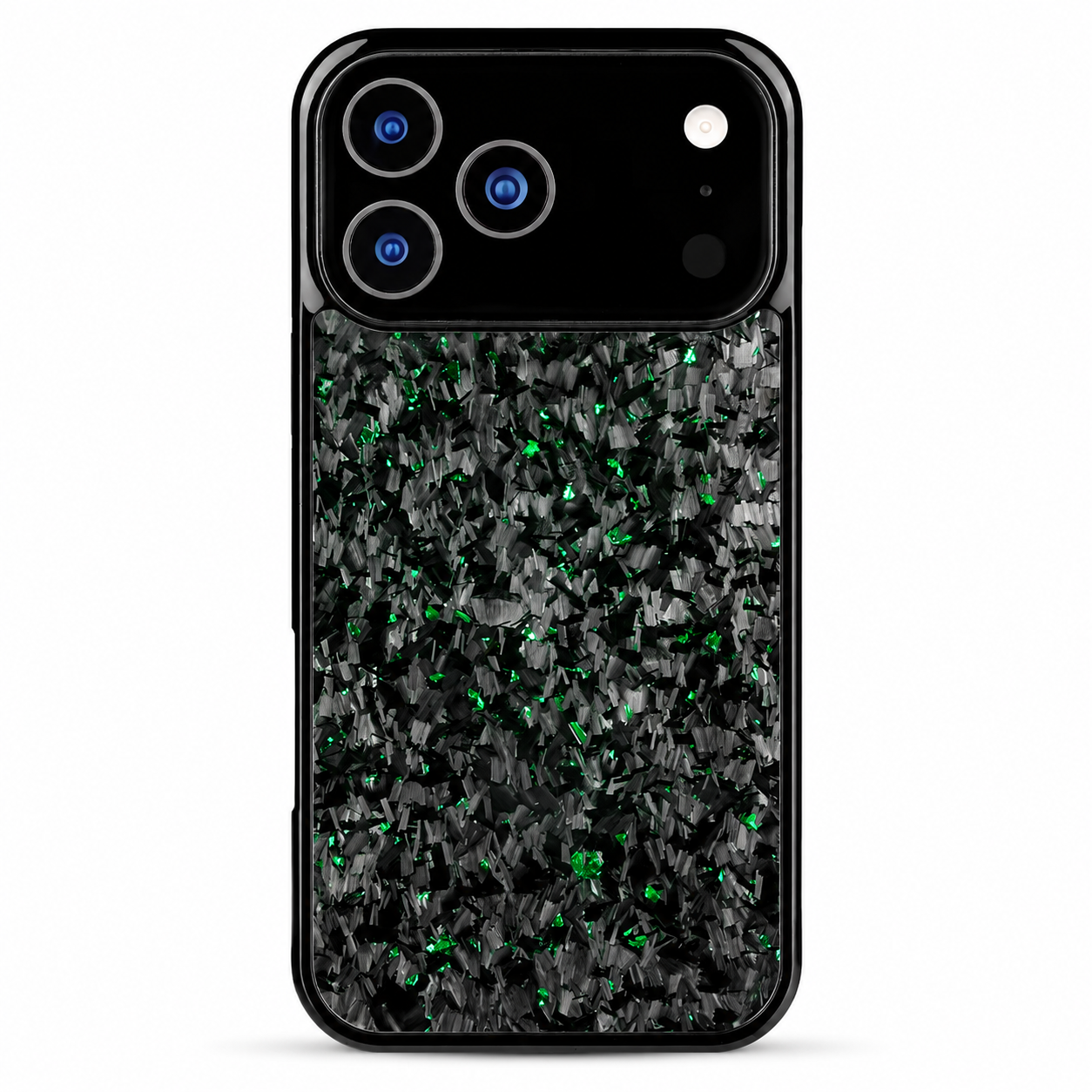 Premium iPhone Case MagSafe Compatible Real Forged Carbon Fiber Finish, TPU Hybrid Structure, Shock Resistant Non Slip Full Coverage Design