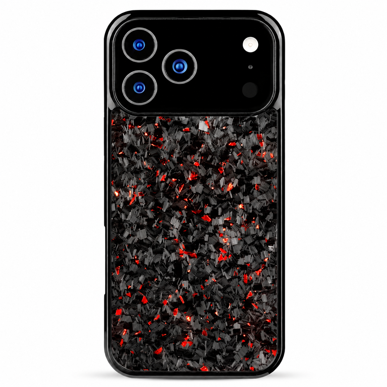 Premium iPhone Case MagSafe Compatible Real Forged Carbon Fiber Finish, TPU Hybrid Structure, Shock Resistant Non Slip Full Coverage Design