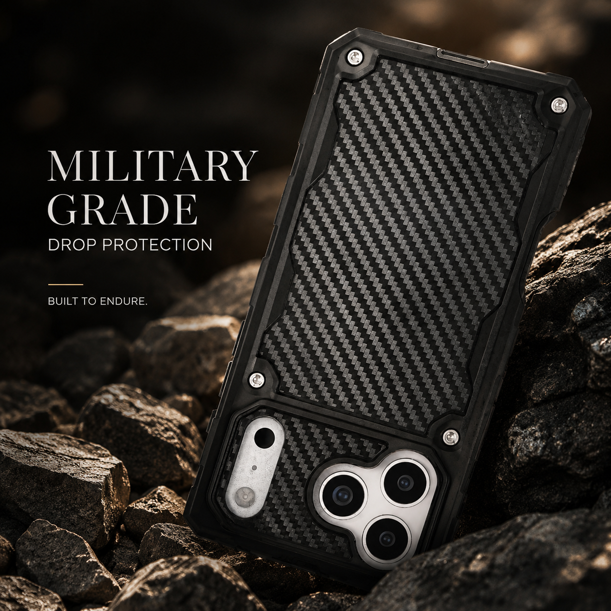 Premium iPhone Case MagSafe Compatible Rugged Protective Cover Shockproof Camera Protection Heavy Duty Anti Scratch Non Slip Grip Full Coverage