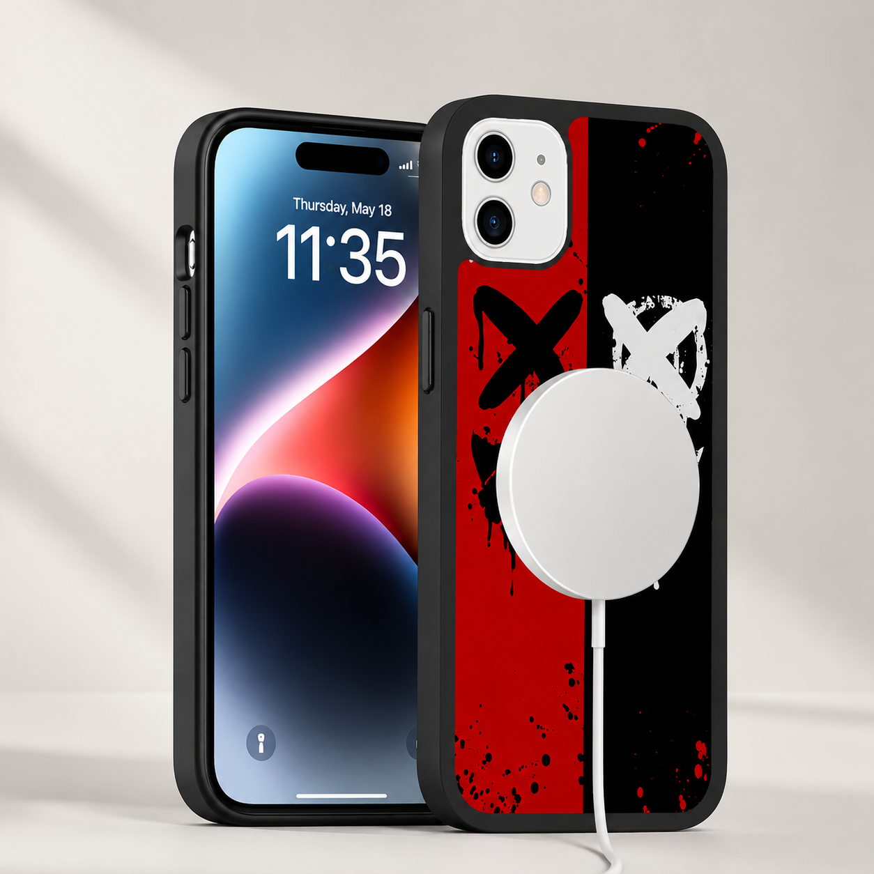 Premium iPhone Case MagSafe Compatible Rugged Shockproof Protective Cover Full Camera Lens Guard Armor Design Bumper Frame Anti Slip Grip Texture