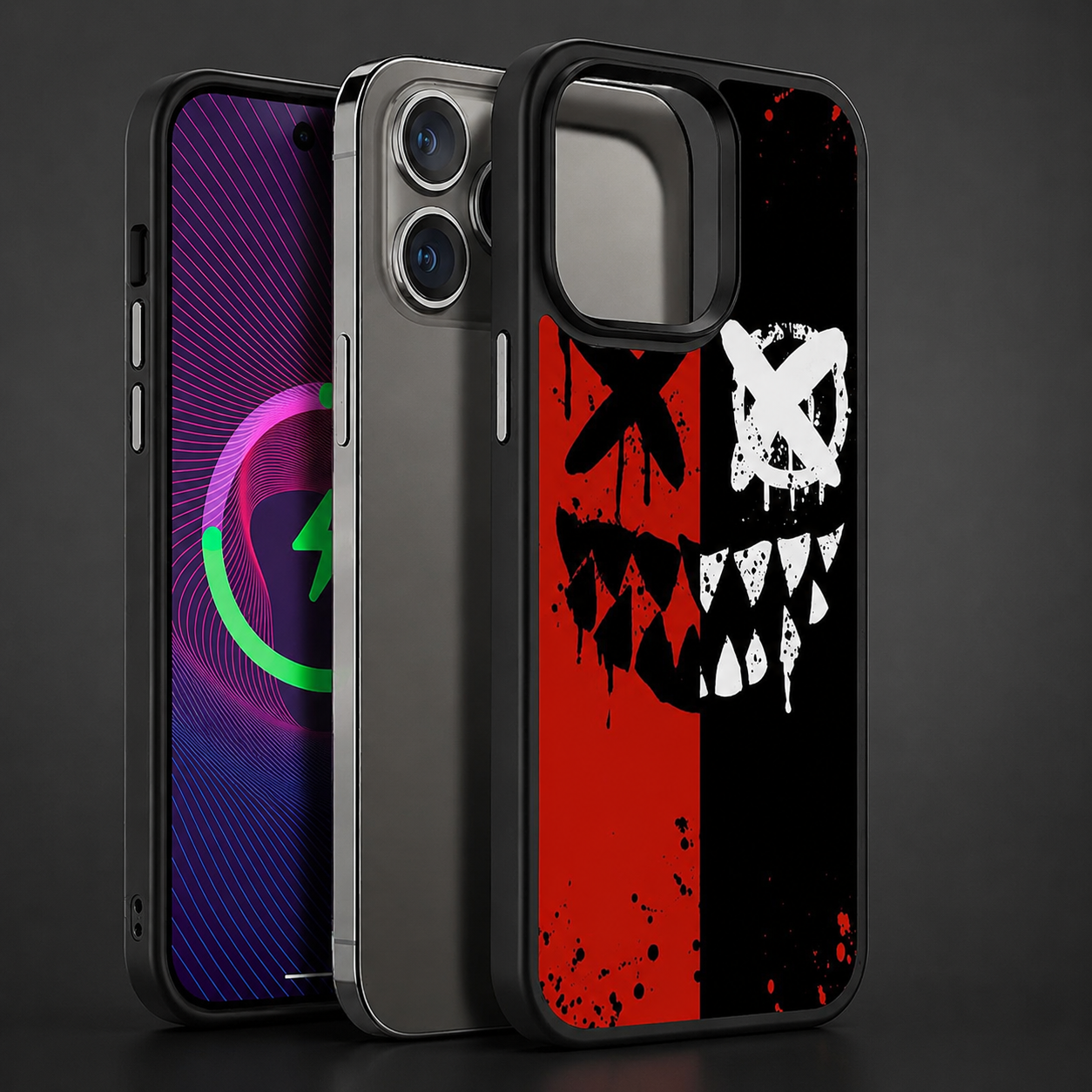 Premium iPhone Case MagSafe Compatible Rugged Shockproof Protective Cover Full Camera Lens Guard Armor Design Bumper Frame Anti Slip Grip Texture