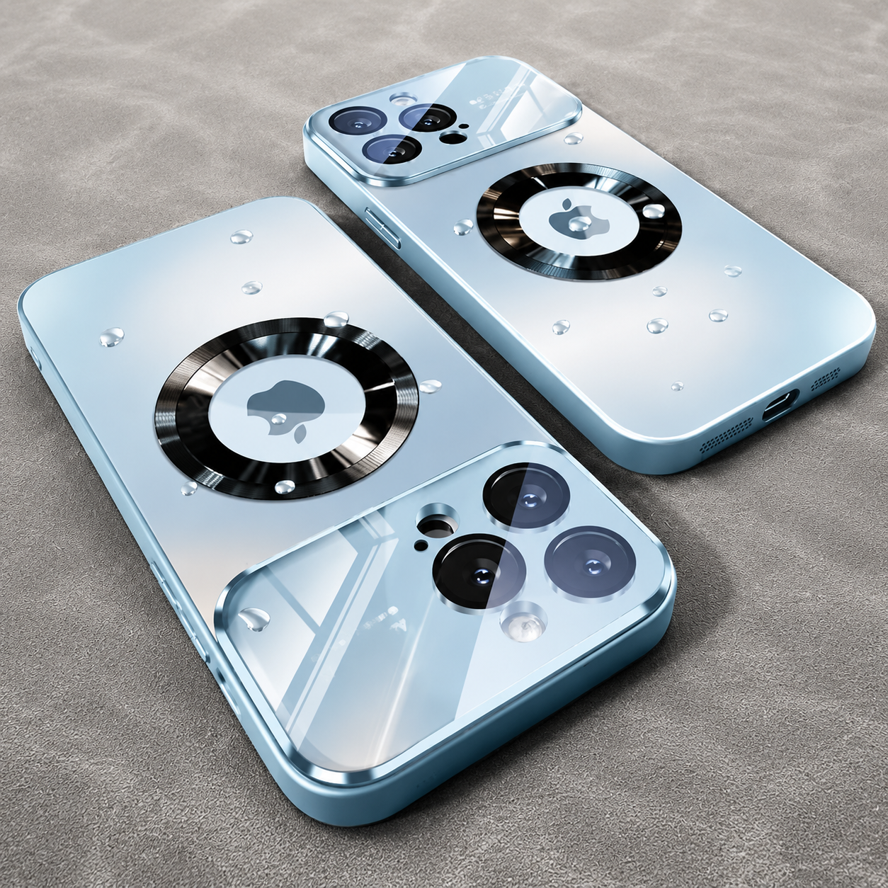 Premium iPhone Case MagSafe Compatible Shockproof Cover Glass Camera Lens Protection Slim Anti-Fingerprint Magnetic Wireless Charging Protective Back Full Coverage