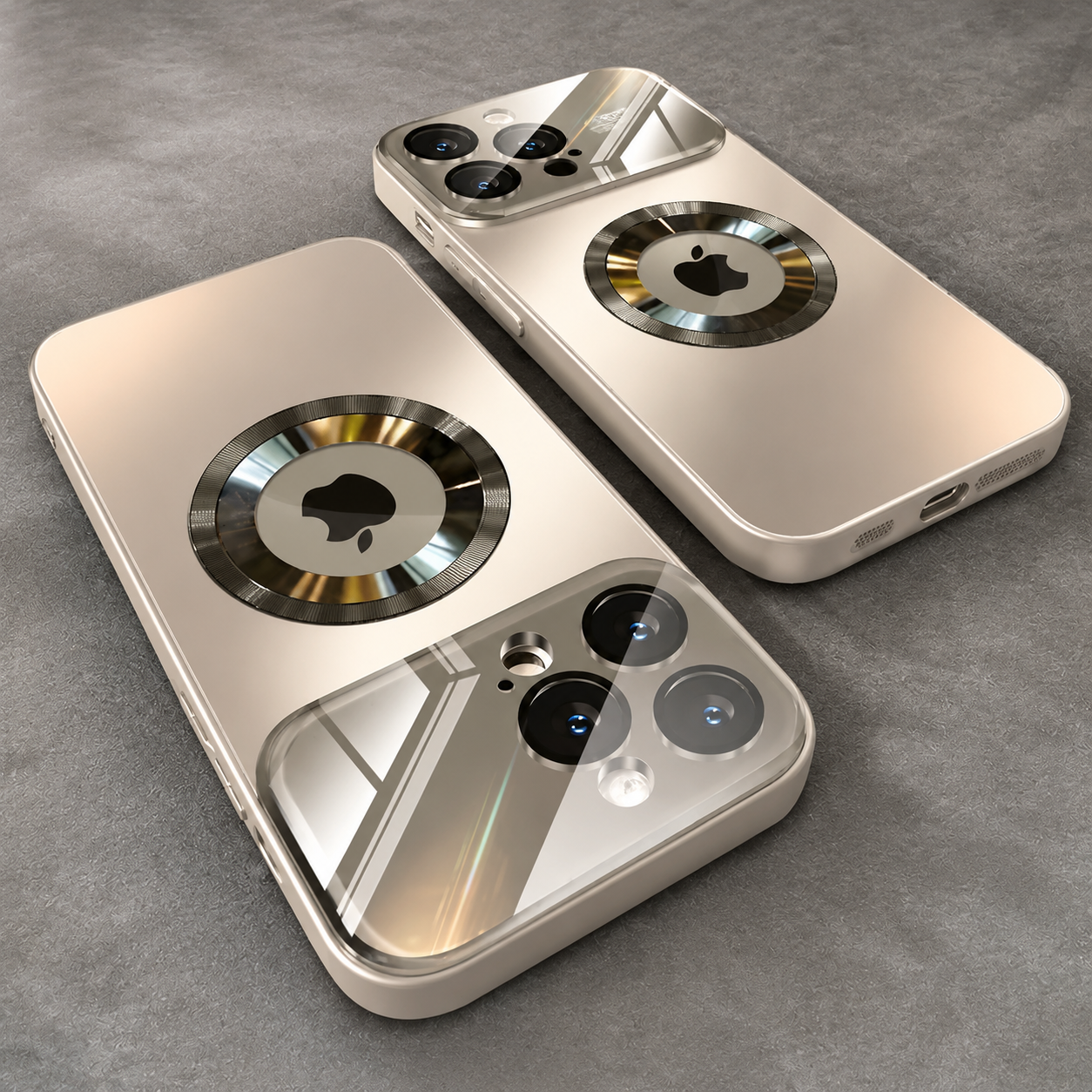 Premium iPhone Case MagSafe Compatible Shockproof Cover Glass Camera Lens Protection Slim Anti-Fingerprint Magnetic Wireless Charging Protective Back Full Coverage