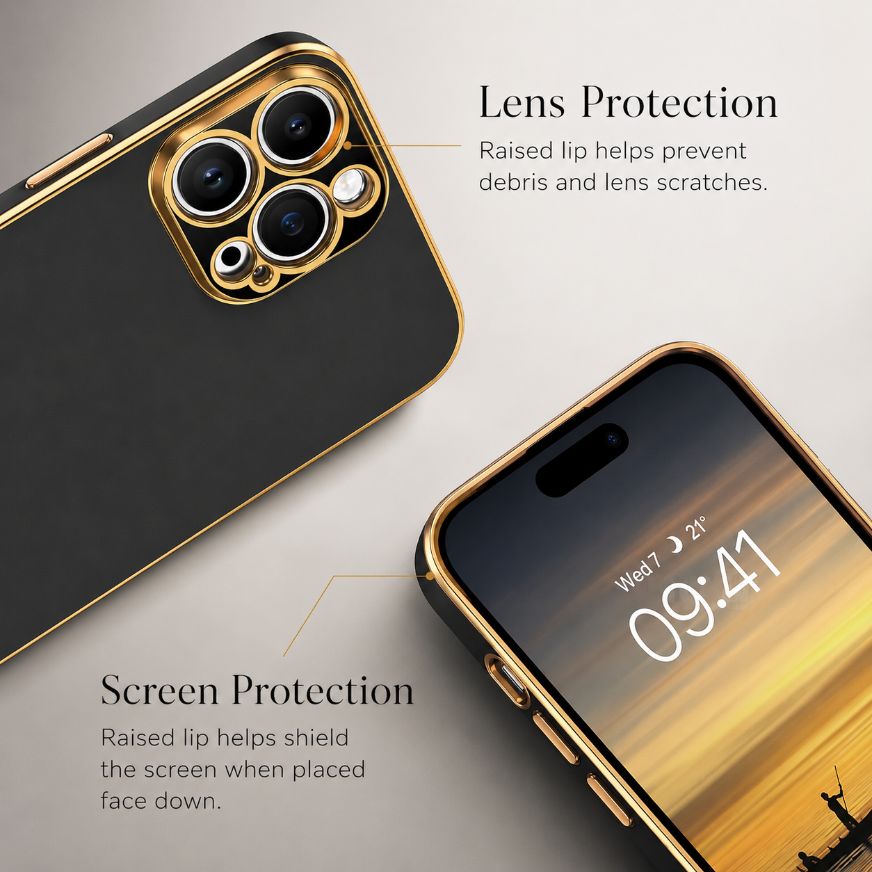 Premium iPhone Case MagSafe Compatible Silicone Protective Cover Camera Lens Protection Shockproof Glossy Square Texture Slim Lightweight Design