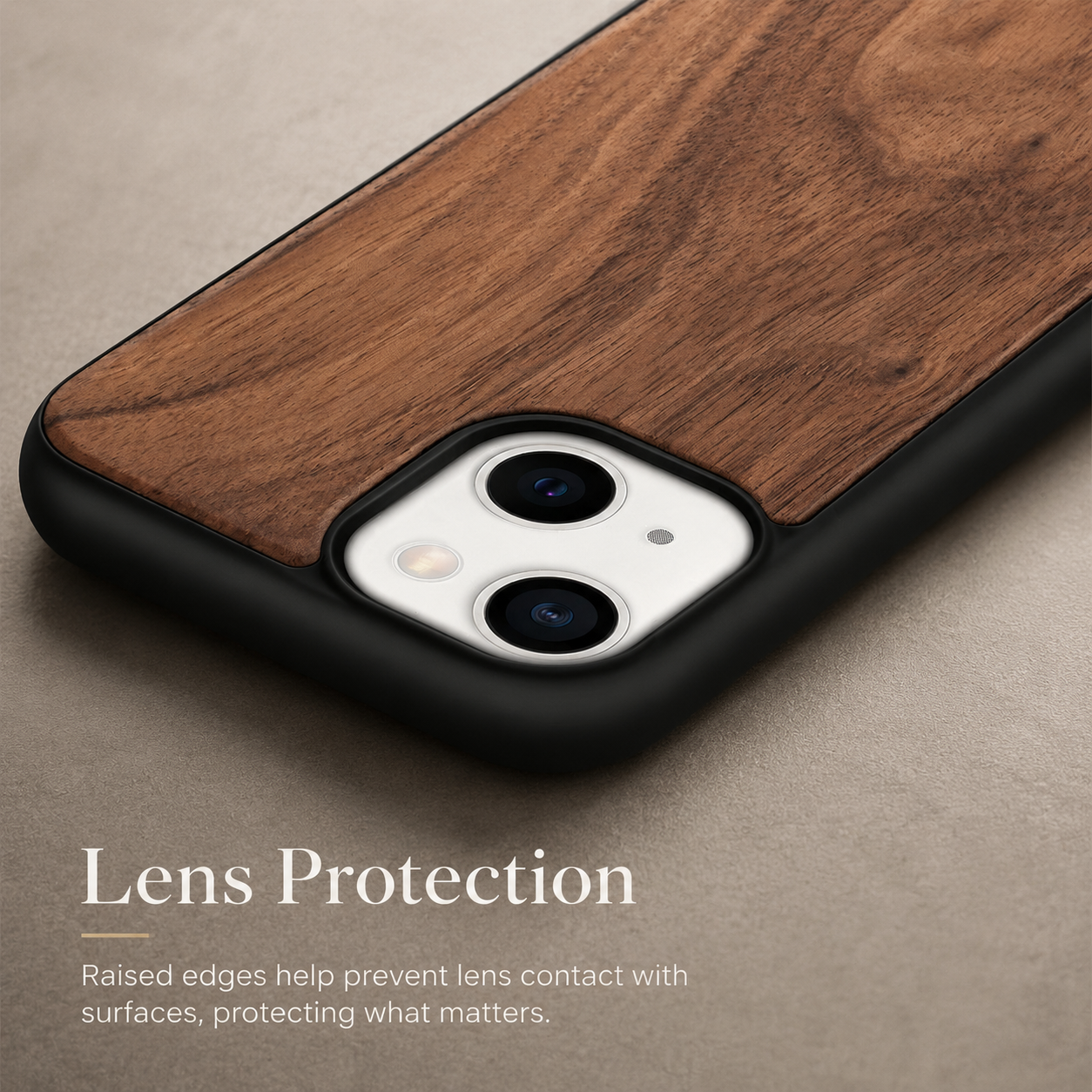 Premium iPhone Case MagSafe Compatible Solid Bamboo Wood Protective Cover Camera Lens Protection Shockproof Hard Back Slim Natural Design