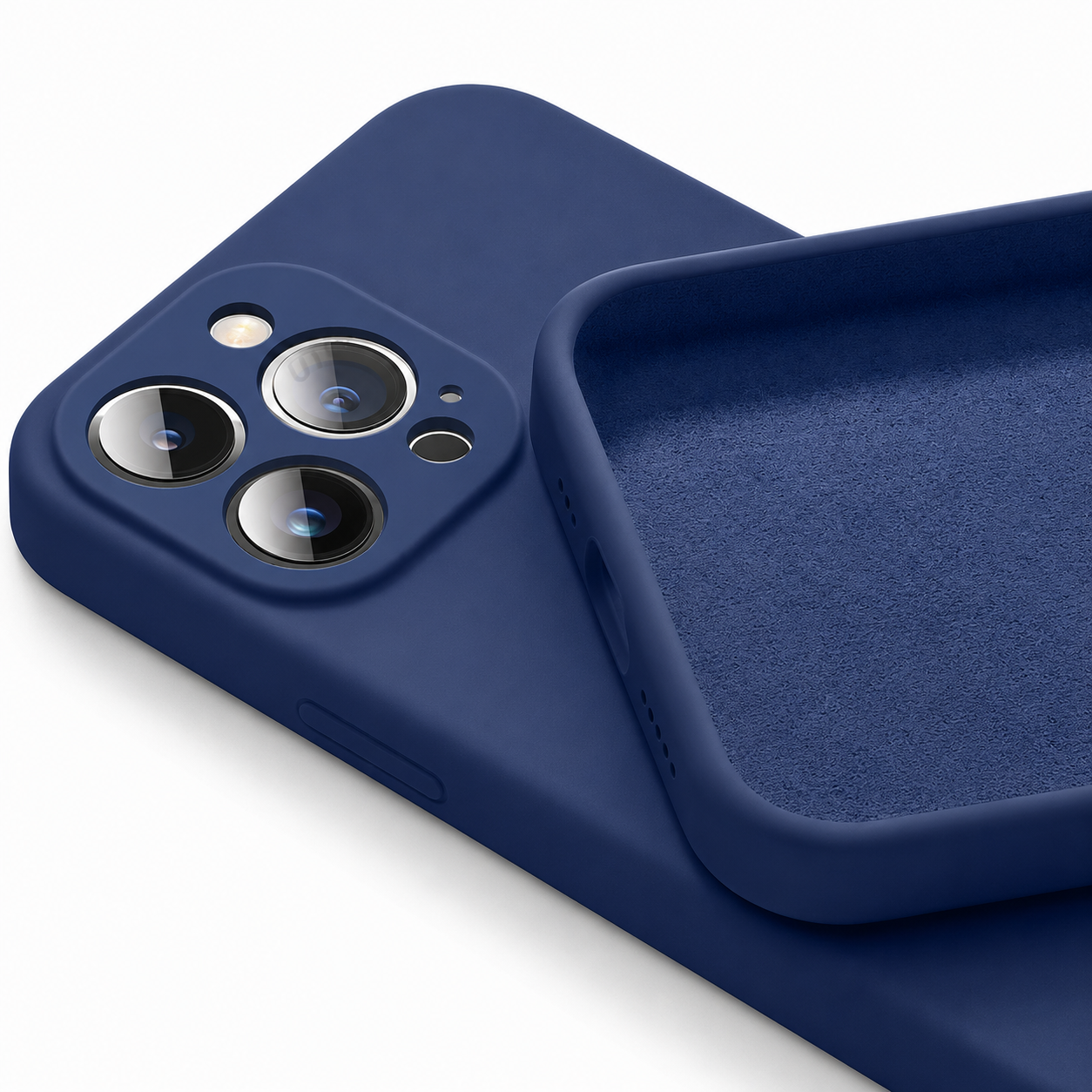 Premium iPhone Case MagSafe Compatible Square Liquid Silicone Design with Camera Lens Protection, Shockproof Construction, Slim Lightweight Profile