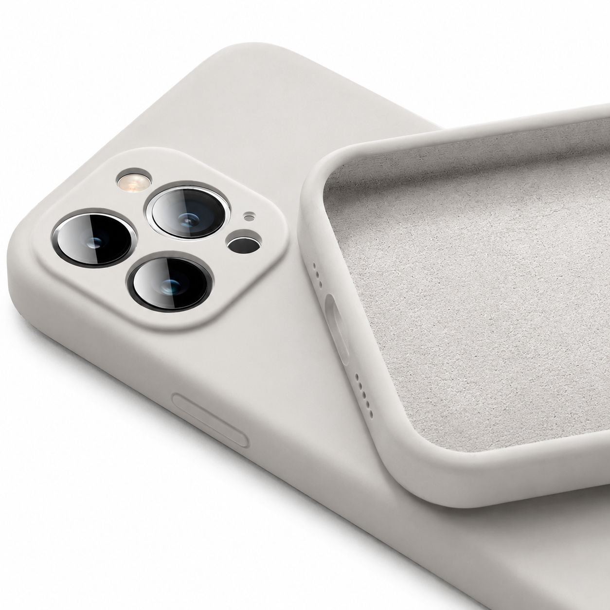 Premium iPhone Case MagSafe Compatible Square Liquid Silicone Design with Camera Lens Protection, Shockproof Construction, Slim Lightweight Profile