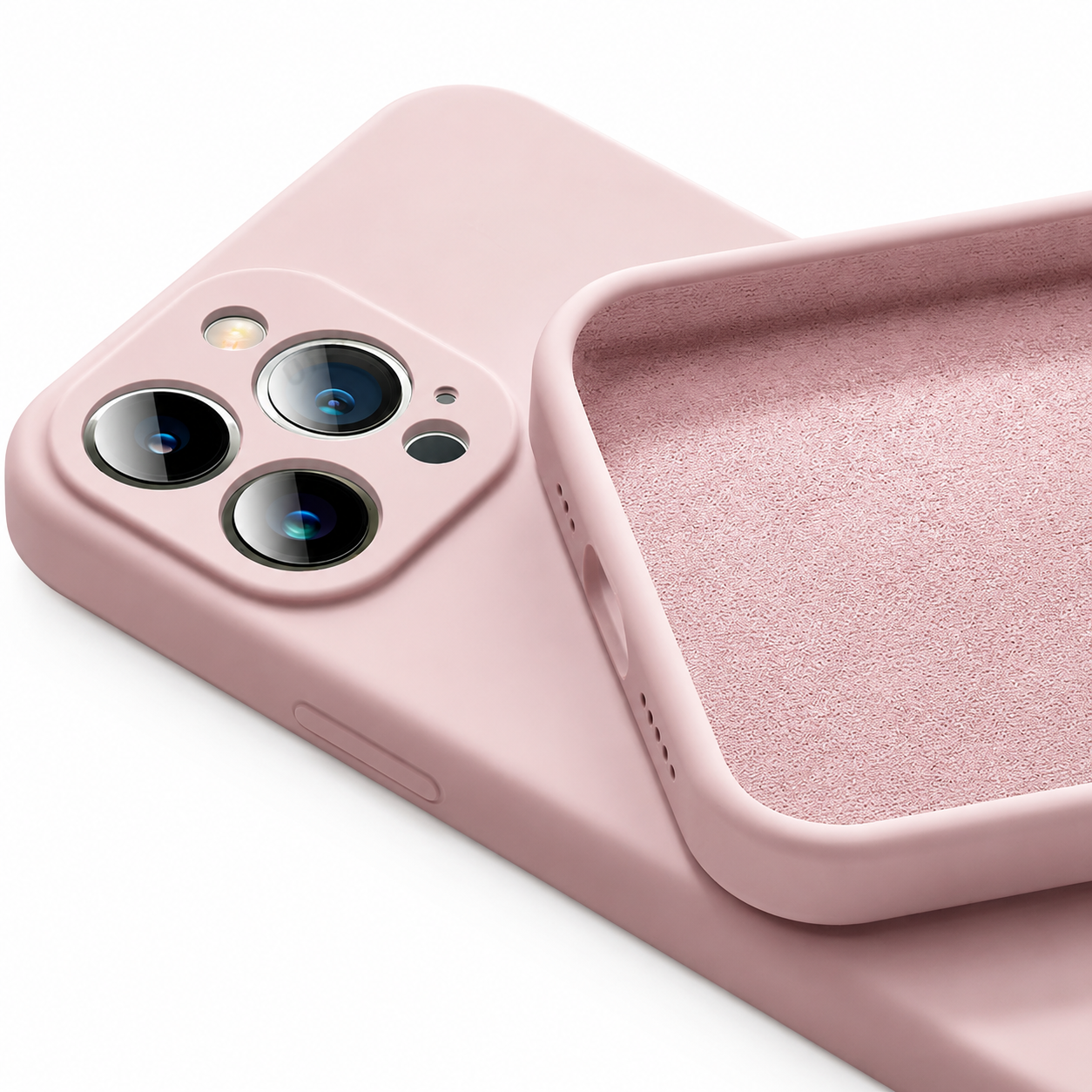 Premium iPhone Case MagSafe Compatible Square Liquid Silicone Design with Camera Lens Protection, Shockproof Construction, Slim Lightweight Profile