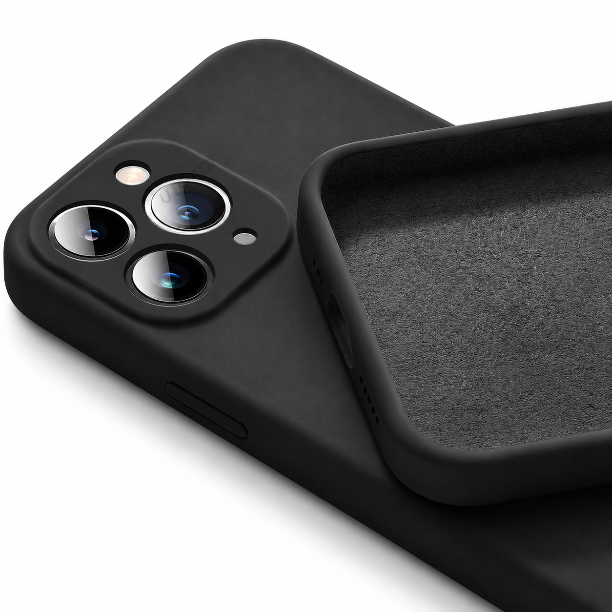 Premium iPhone Case MagSafe Compatible Square Liquid Silicone Design with Camera Lens Protection, Shockproof Construction, Slim Lightweight Profile