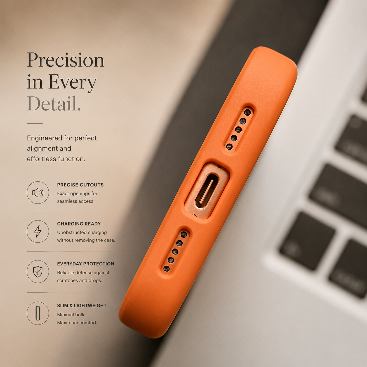 Premium iPhone Case MagSafe Compatible TPU PC Cover with Camera Button, Shockproof Protection, Camera Lens Protection and Anti Fingerprint Finish