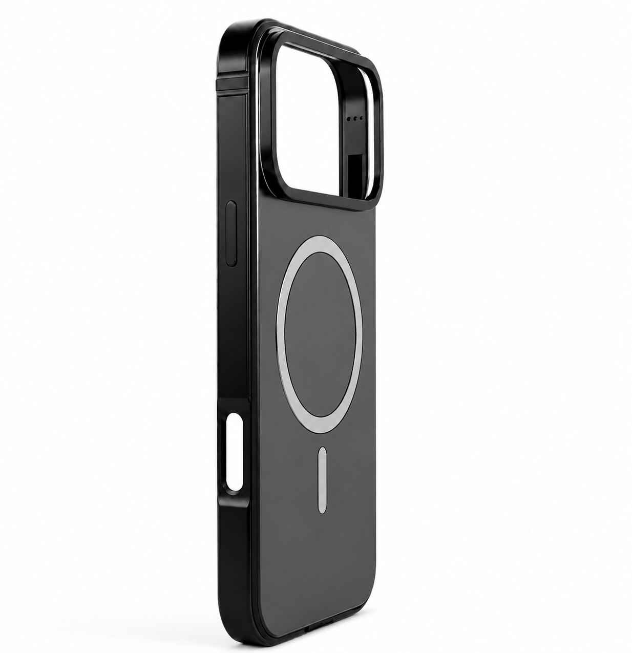 Premium iPhone Case MagSafe Compatible Titanium Alloy Cover with Shockproof Aluminum Bumper, PC TPU Back, Wireless Charging Support and Camera Lens Protection