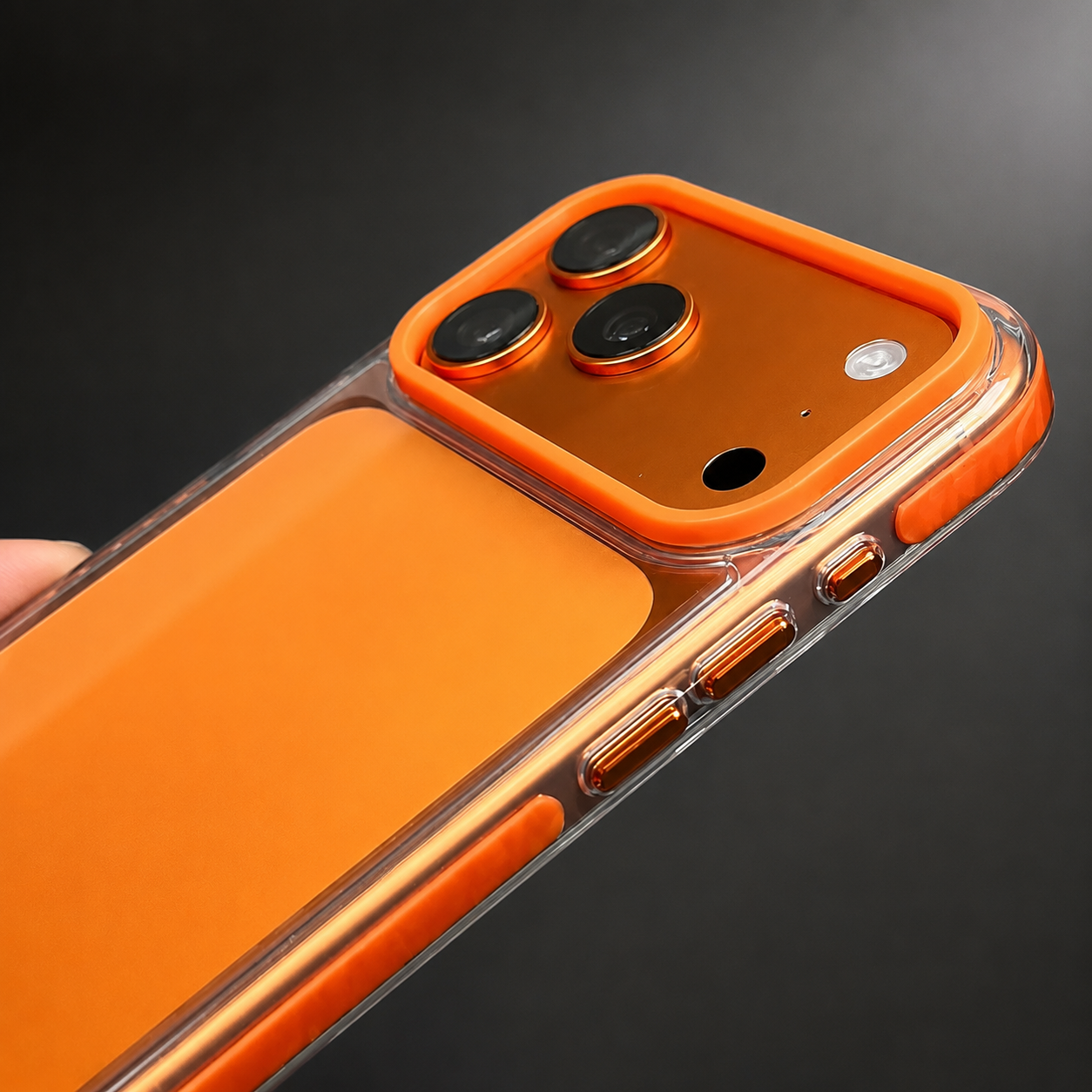 Premium iPhone Case MagSafe Compatible Transparent Acrylic TPU Hybrid Design with Camera Lens Protection, Shockproof Anti Scratch Construction