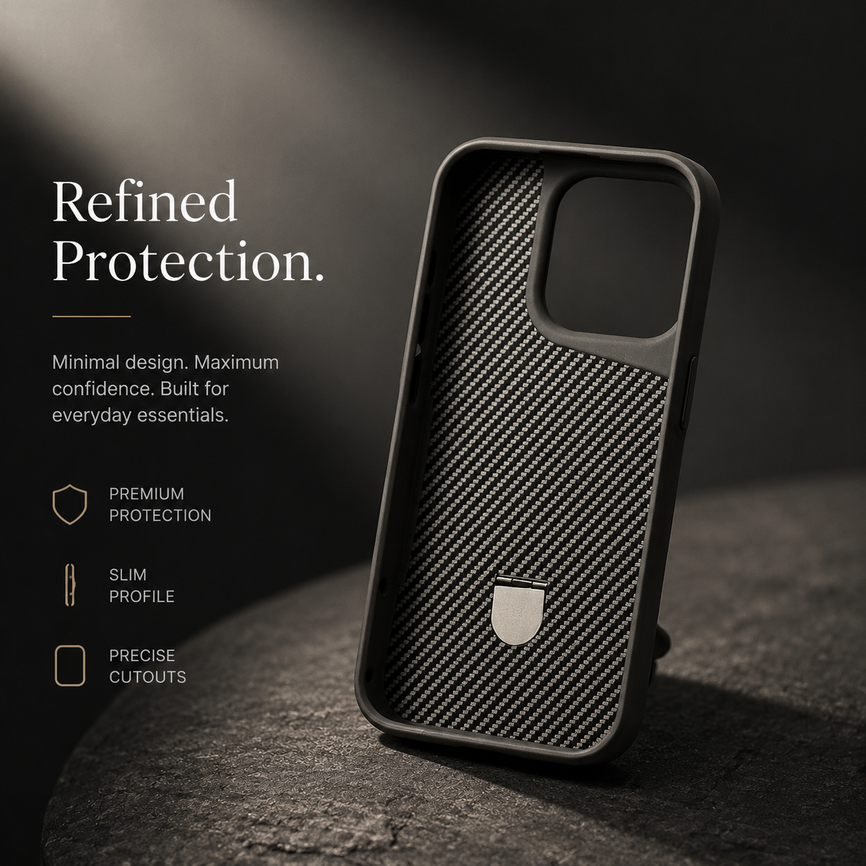 Premium iPhone Case MagSafe Compatible Transparent Cover with Camera Lens Protection, Shockproof Non Slip Grip and Anti Fingerprint Design