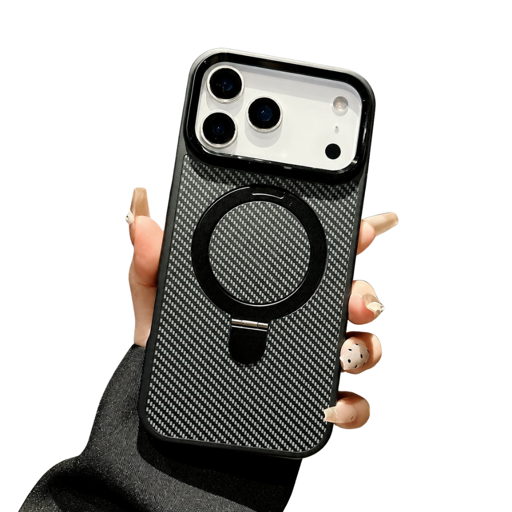 Premium iPhone Case MagSafe Compatible Transparent Cover with Camera Lens Protection, Shockproof Non Slip Grip and Anti Fingerprint Design