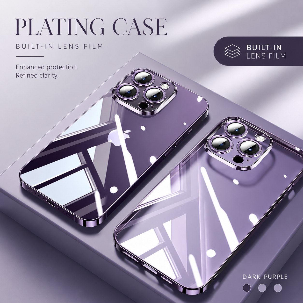 Premium iPhone Case MagSafe Compatible Transparent Glitter Silicone Protective Cover Camera Lens Protection Shockproof Slim Lightweight Design