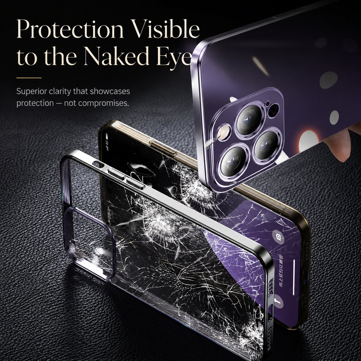 Premium iPhone Case MagSafe Compatible Transparent Glitter Silicone Protective Cover Camera Lens Protection Shockproof Slim Lightweight Design