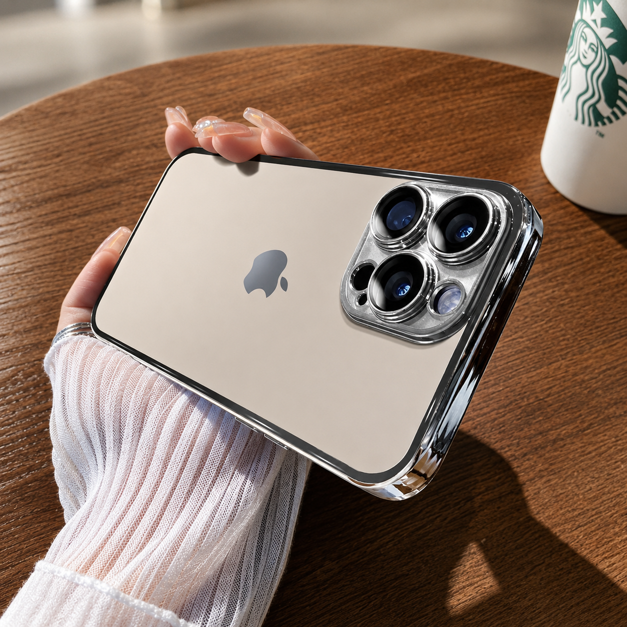 Premium iPhone Case MagSafe Compatible Transparent Glitter Silicone Protective Cover Camera Lens Protection Shockproof Slim Lightweight Design