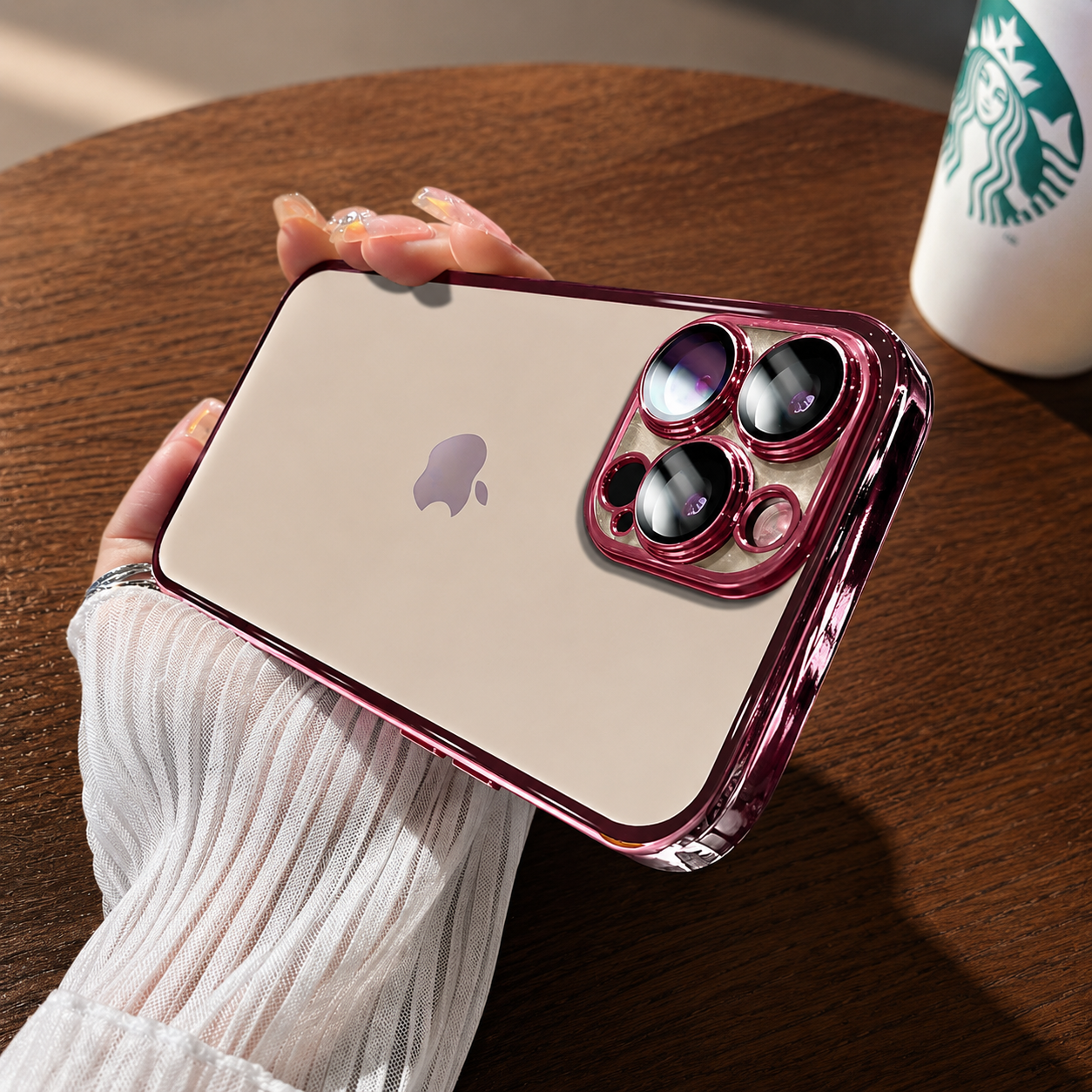 Premium iPhone Case MagSafe Compatible Transparent Glitter Silicone Protective Cover Camera Lens Protection Shockproof Slim Lightweight Design