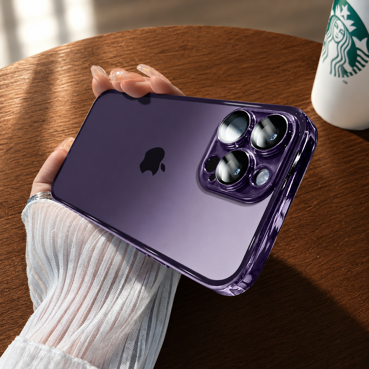 Premium iPhone Case MagSafe Compatible Transparent Glitter Silicone Protective Cover Camera Lens Protection Shockproof Slim Lightweight Design
