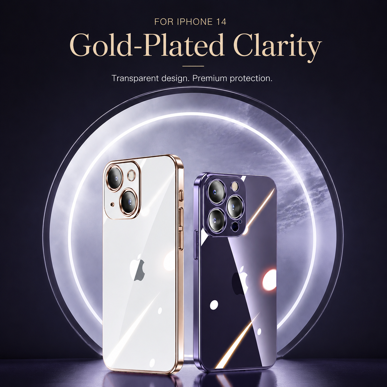 Premium iPhone Case MagSafe Compatible Transparent Glitter Silicone Protective Cover Camera Lens Protection Shockproof Slim Lightweight Design