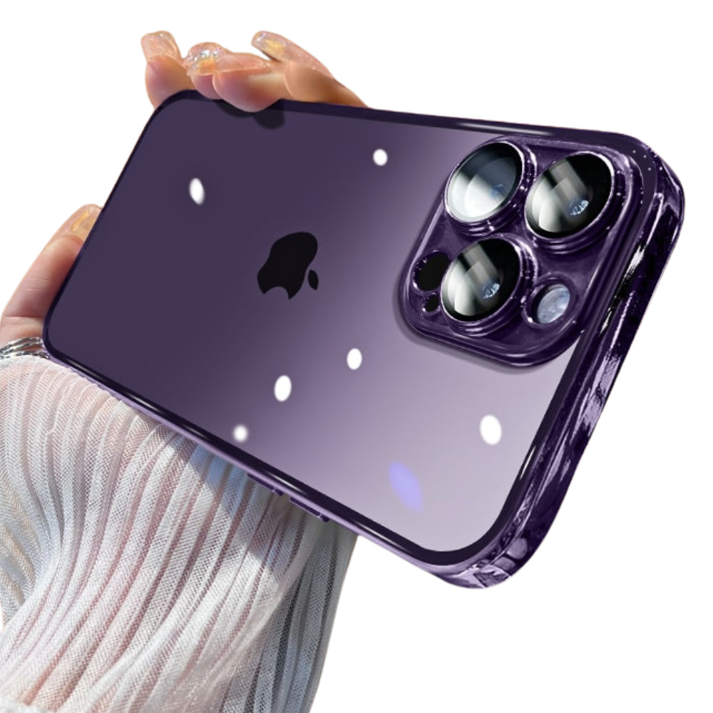 Premium iPhone Case MagSafe Compatible Transparent Glitter Silicone Protective Cover Camera Lens Protection Shockproof Slim Lightweight Design