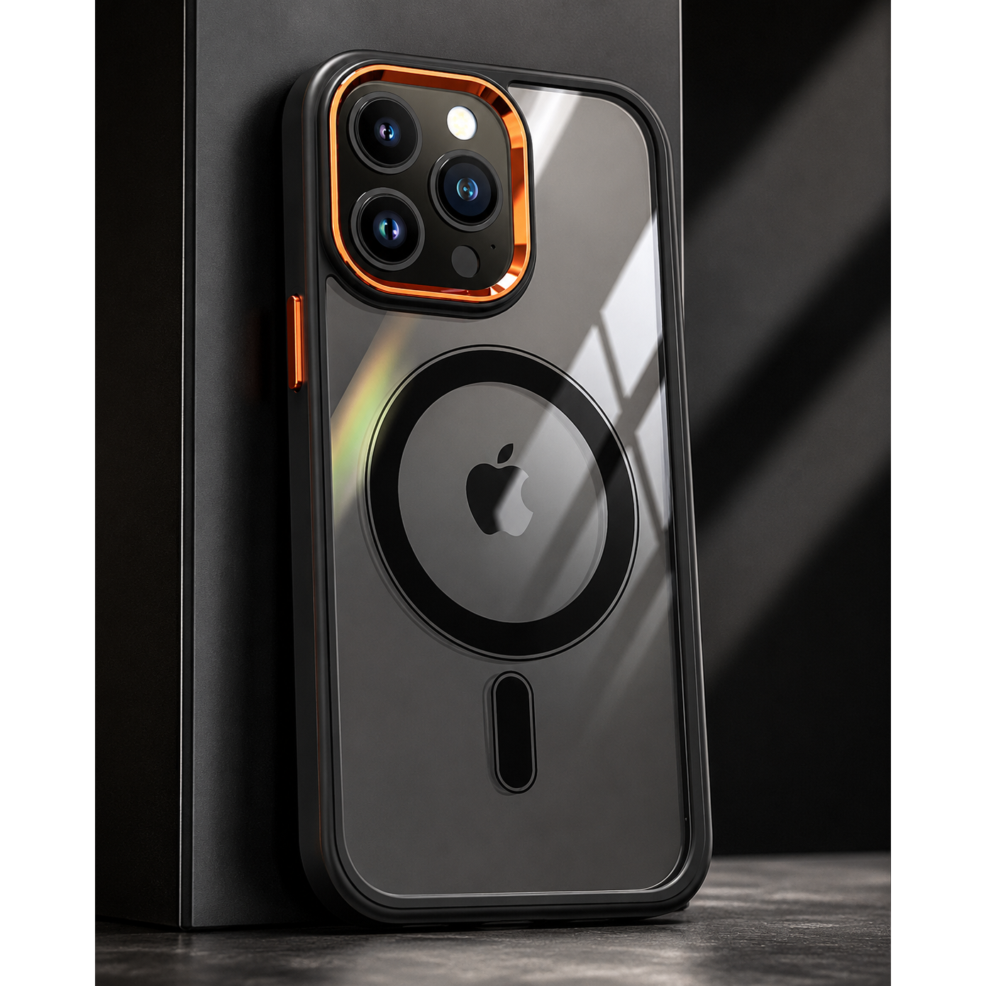 Premium iPhone Case MagSafe Compatible Transparent Hybrid Protective Cover Camera Lens Protection Shockproof Clear HD Slim Lightweight Design