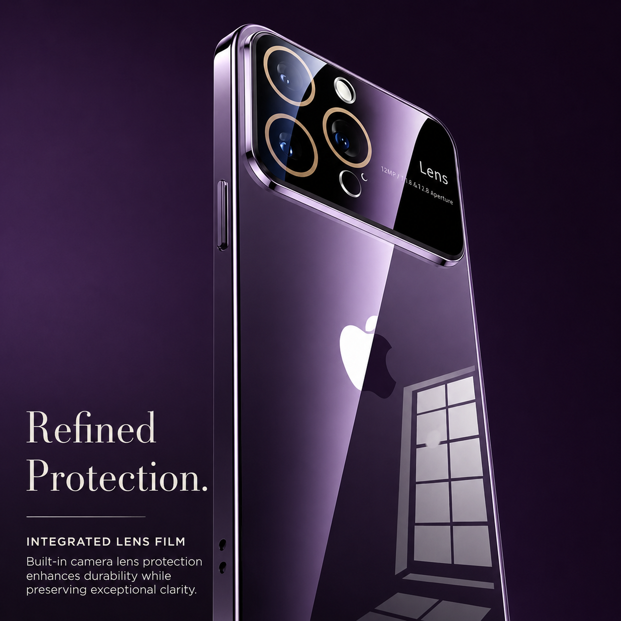 Premium iPhone Case MagSafe Compatible Transparent Protective Cover Camera Lens Protection Shockproof Clear Hard PC Back Ultra Thin Design