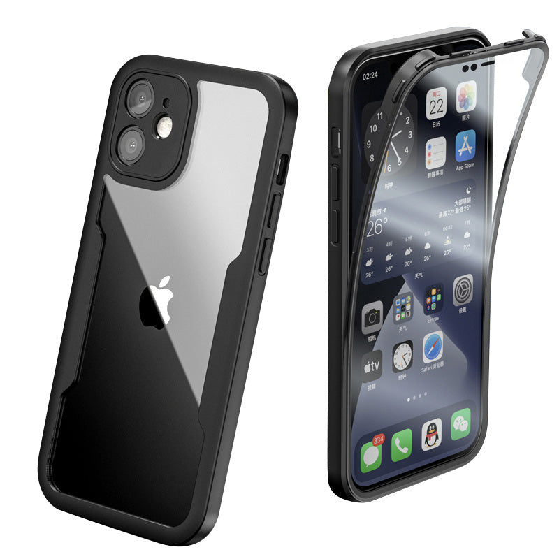 Premium iPhone Case MagSafe Compatible Transparent Silicone Shockproof Protective Cover Full Body Camera Lens Guard Slim Clear Texture Finish