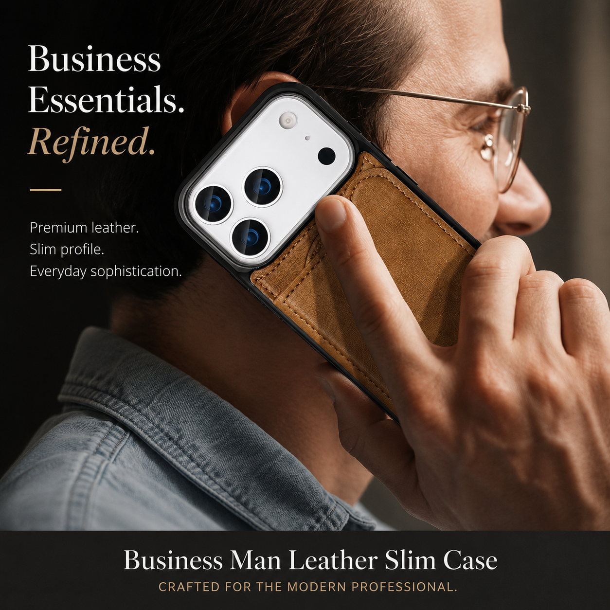 Premium iPhone Case MagSafe Compatible Wallet Cover Card Holder Shockproof Protective Cover Magnetic Flip Leather Design