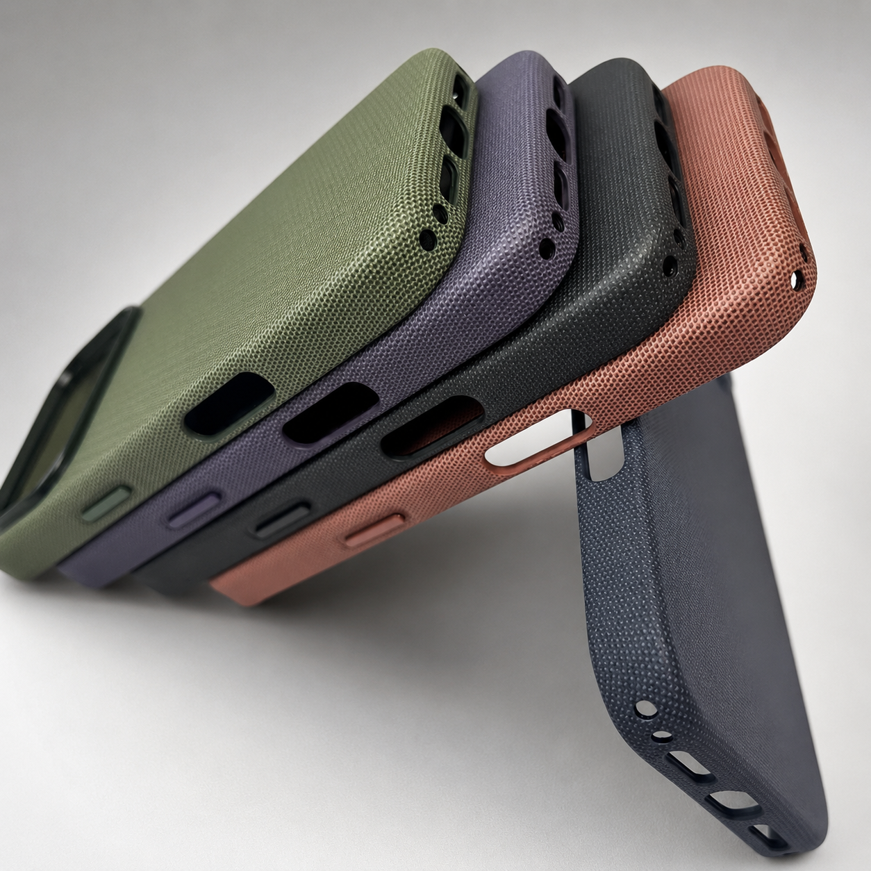 Premium iPhone Case MagSafe Compatible Woven Fabric Cover with Strong Magnetic Design, Waterproof Protection, Secure Grip and Camera Lens Protection