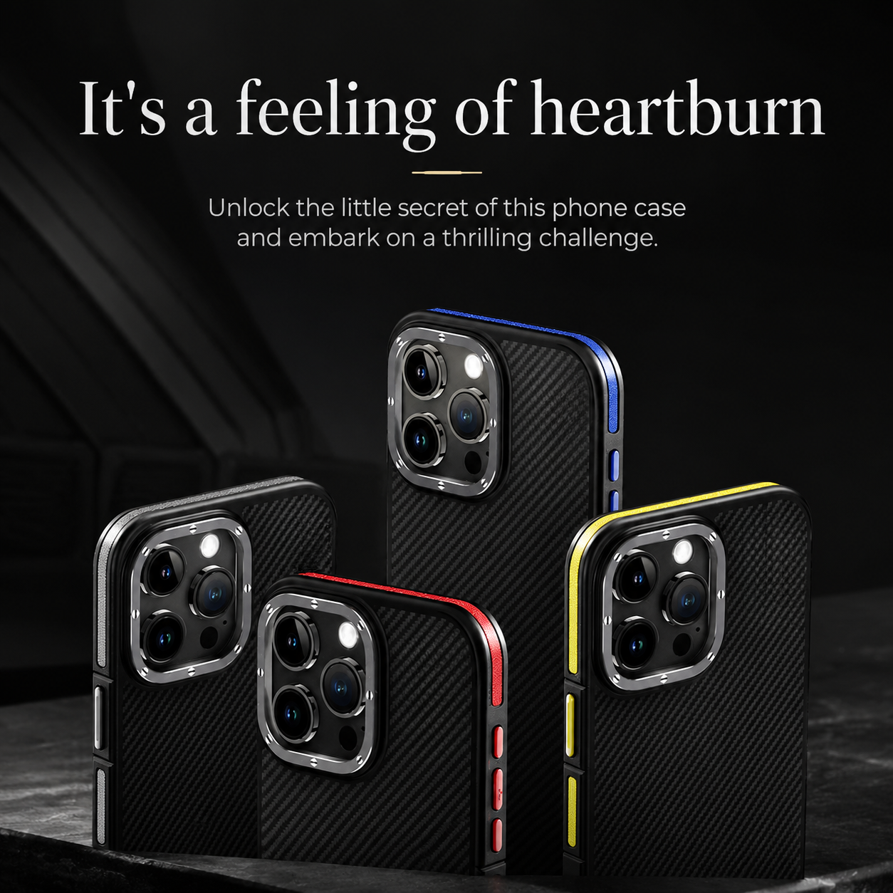 Premium iPhone Case MagSafe Compatible with Aramid Fiber Kevlar Construction, Lightweight Half Wrapped Profile, Anti Scratch, Shock Resistant Finish