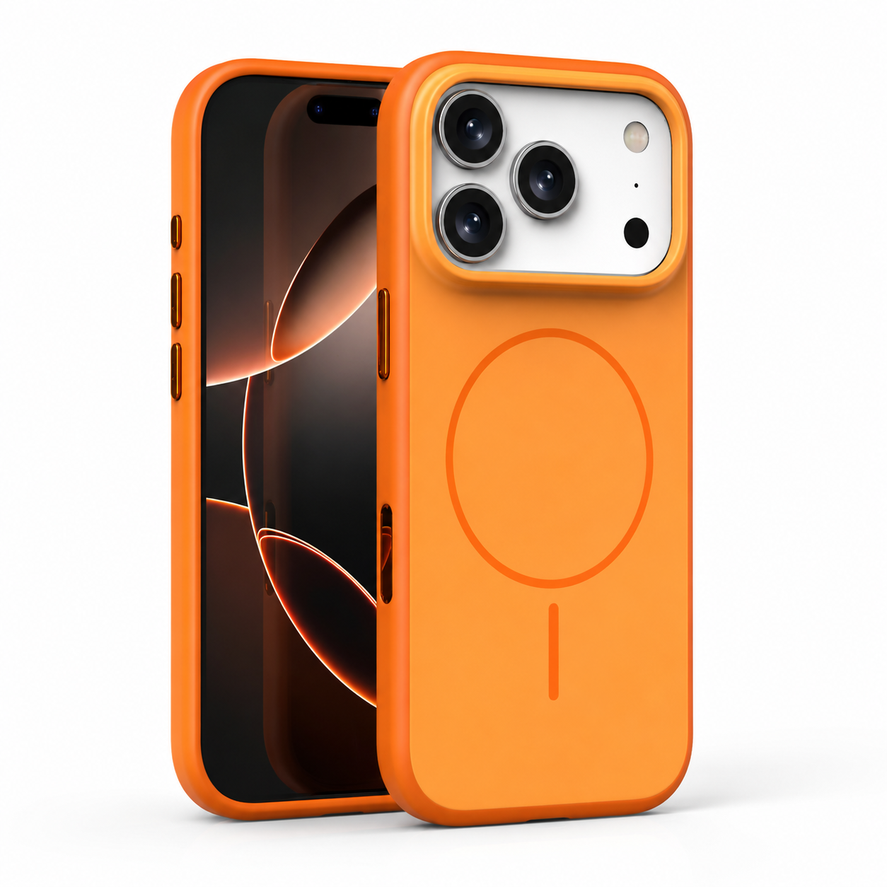 Premium iPhone Case MagSafe Frosted TPU PC Cover, Shockproof Protective Design with Camera Button, Anti-Fingerprint Matte Finish and Secure Grip