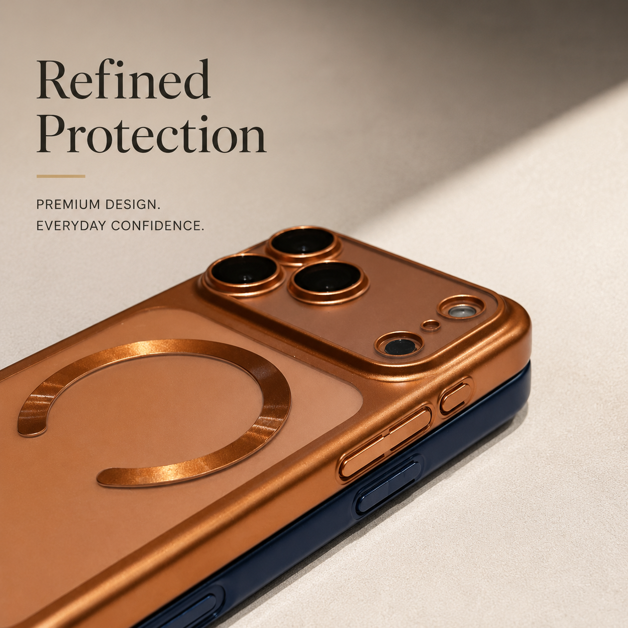 Premium iPhone Case MagSafe Matte Plating Translucent Silicone Cover with Shockproof Protection, Lens Film Guard, Anti-Fingerprint Non-Slip Design