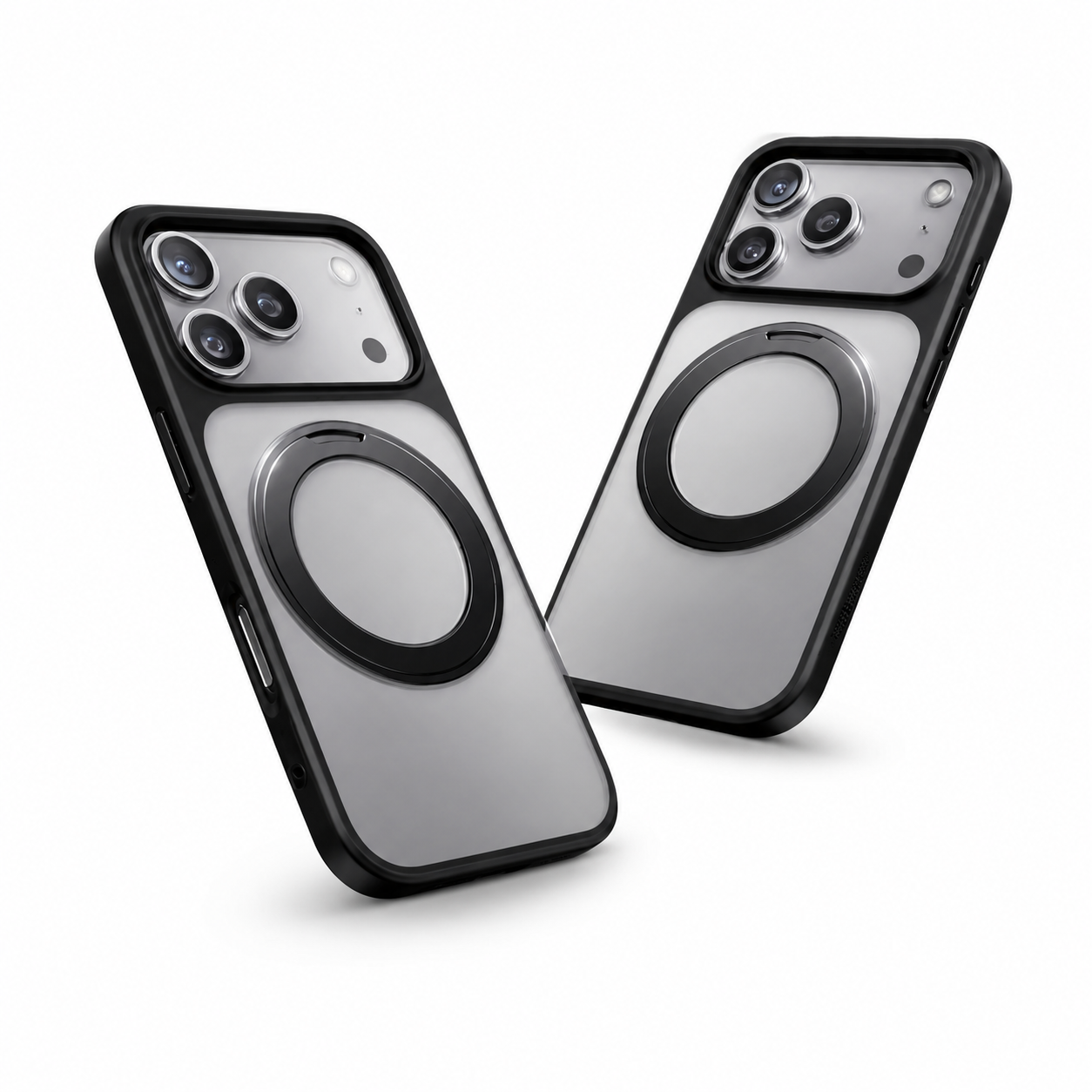Premium iPhone Case MagSafe Matte Plating Translucent Silicone Design with Shockproof Protection, Camera Lens Film Guard, Anti Fingerprint Non Slip Grip