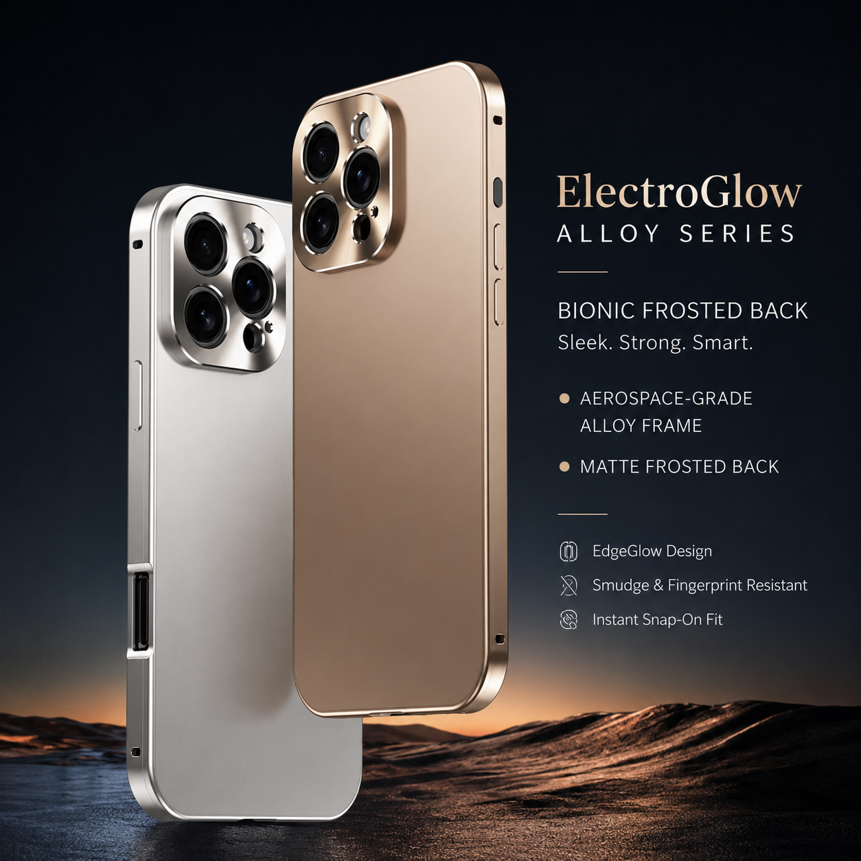 Premium iPhone Case Magnetic Aluminum Frame Protective Cover Full Camera Lens Protection Shockproof Slim Metal Design Wireless Charging Compatible