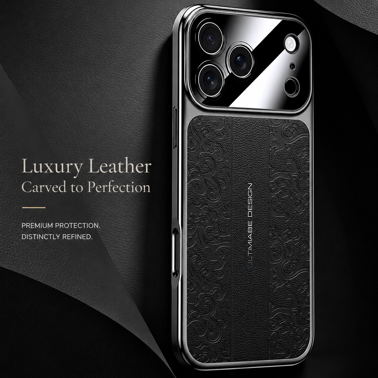 Premium iPhone Case Magnetic Leather TPU Construction, Wireless Charging Support, Anti Scratch Texture, Anti Fingerprint Coating, Non Slip Grip