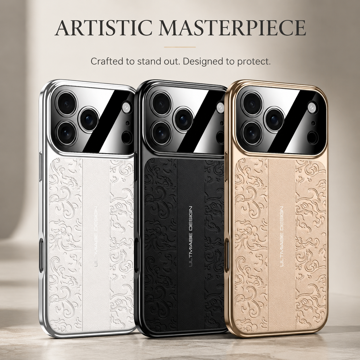 Premium iPhone Case Magnetic Leather TPU Construction, Wireless Charging Support, Anti Scratch Texture, Anti Fingerprint Coating, Non Slip Grip