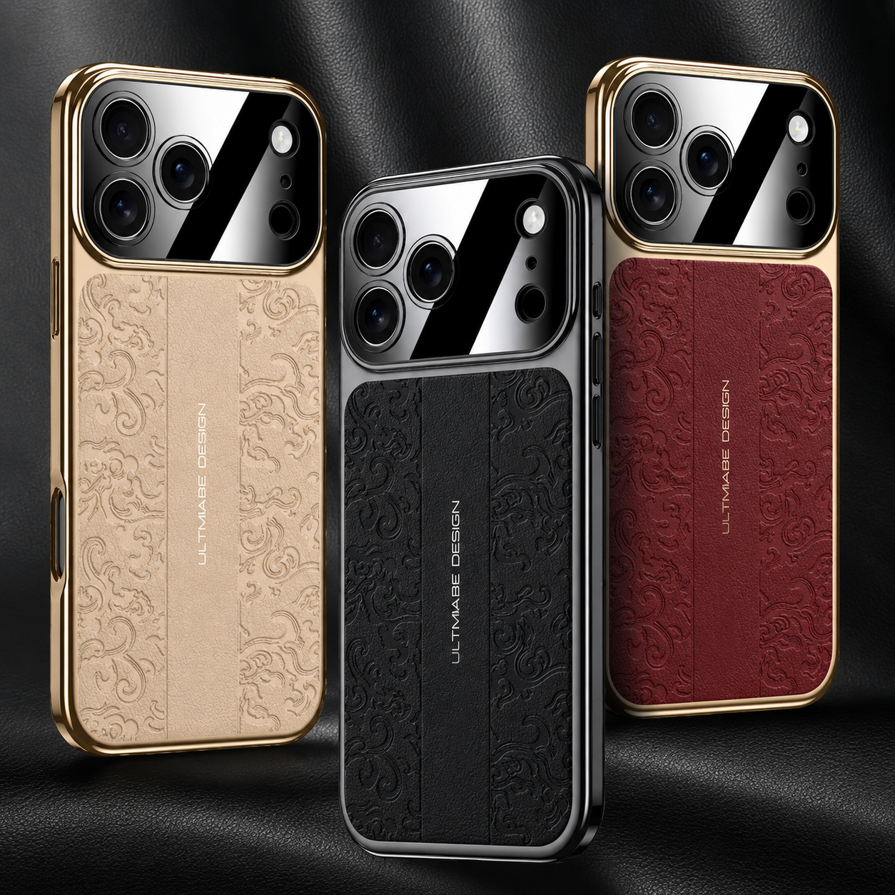 Premium iPhone Case Magnetic Leather TPU Construction, Wireless Charging Support, Anti Scratch Texture, Anti Fingerprint Coating, Non Slip Grip