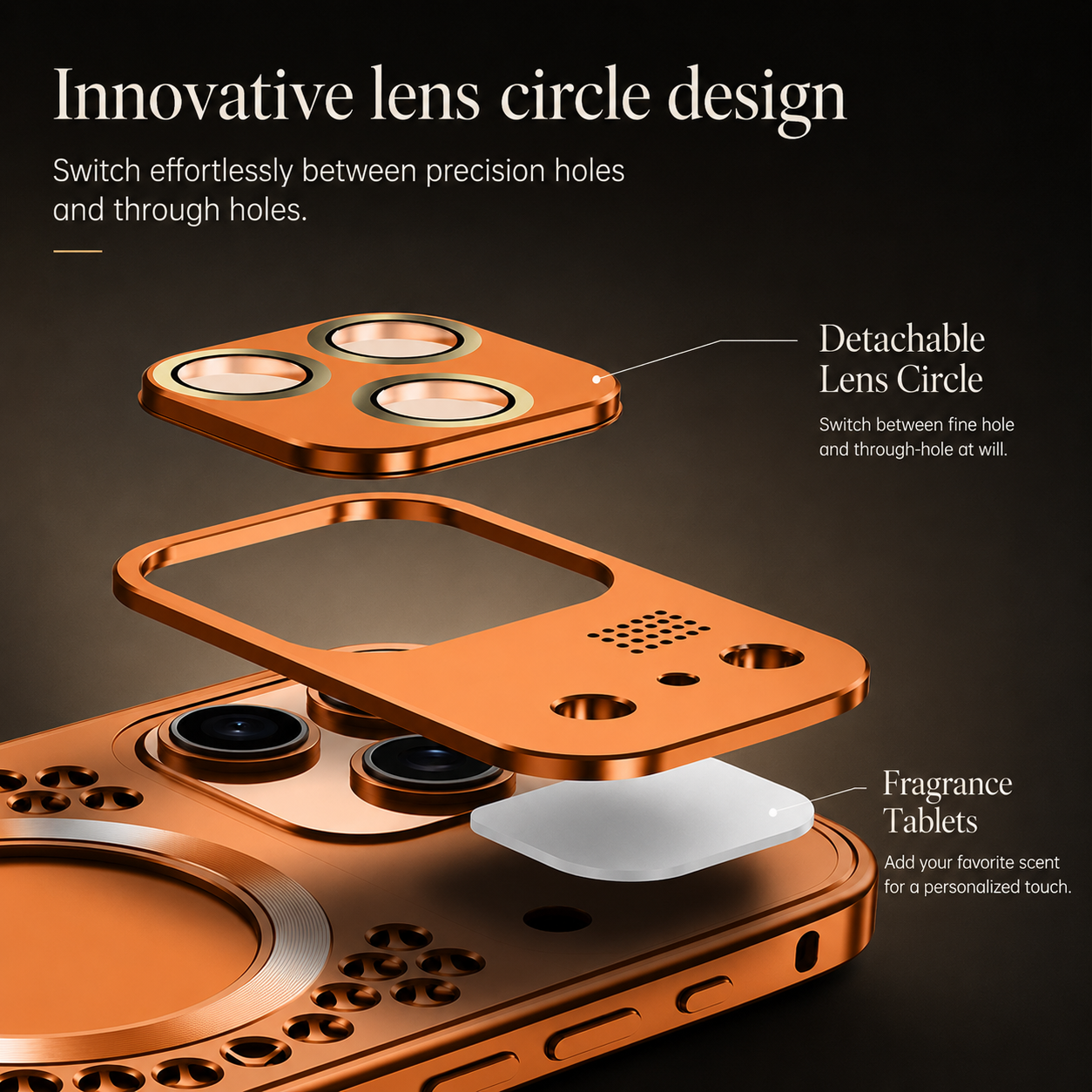 Premium iPhone Case Magnetic Protective Cover Aluminum Alloy Frame Camera Lens Guard Shockproof Anti Fall Heat Dissipation Slim Design