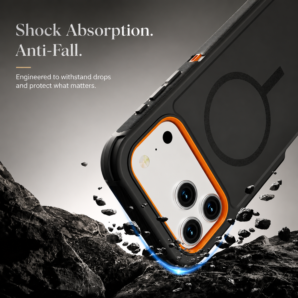 Premium iPhone Case Magnetic Protective Cover Rugged Defender Shockproof Armor Dual Layer Belt Clip Holder Anti Slip Grip Heavy Duty Design Structure