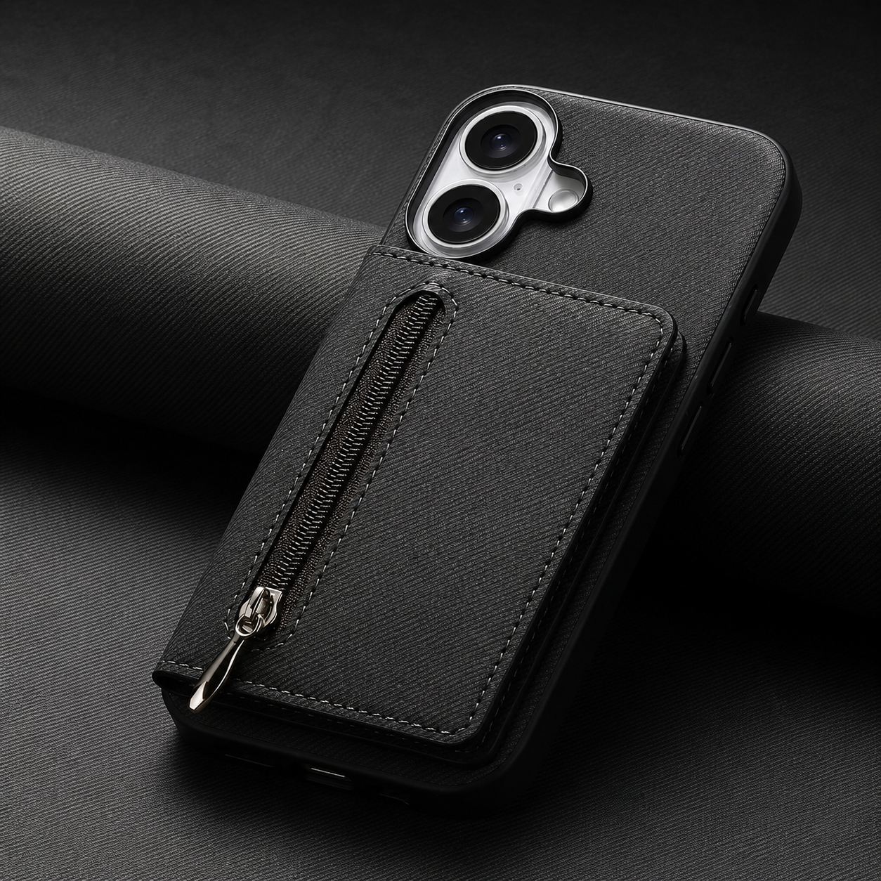 Premium iPhone Case Magnetic Wallet Cover with Camera Lens Protection, RFID Blocking Card Holder, Shockproof PU Leather Construction, Non Slip Design